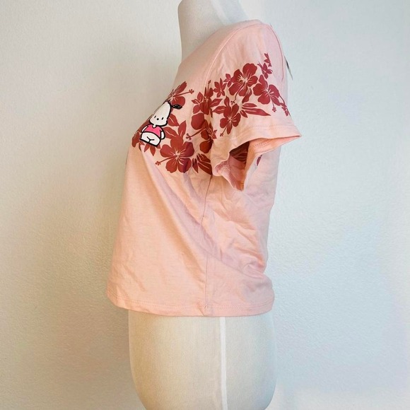 Pink Sanrio Hello Kitty crop top shirt - Picture 5 of 8